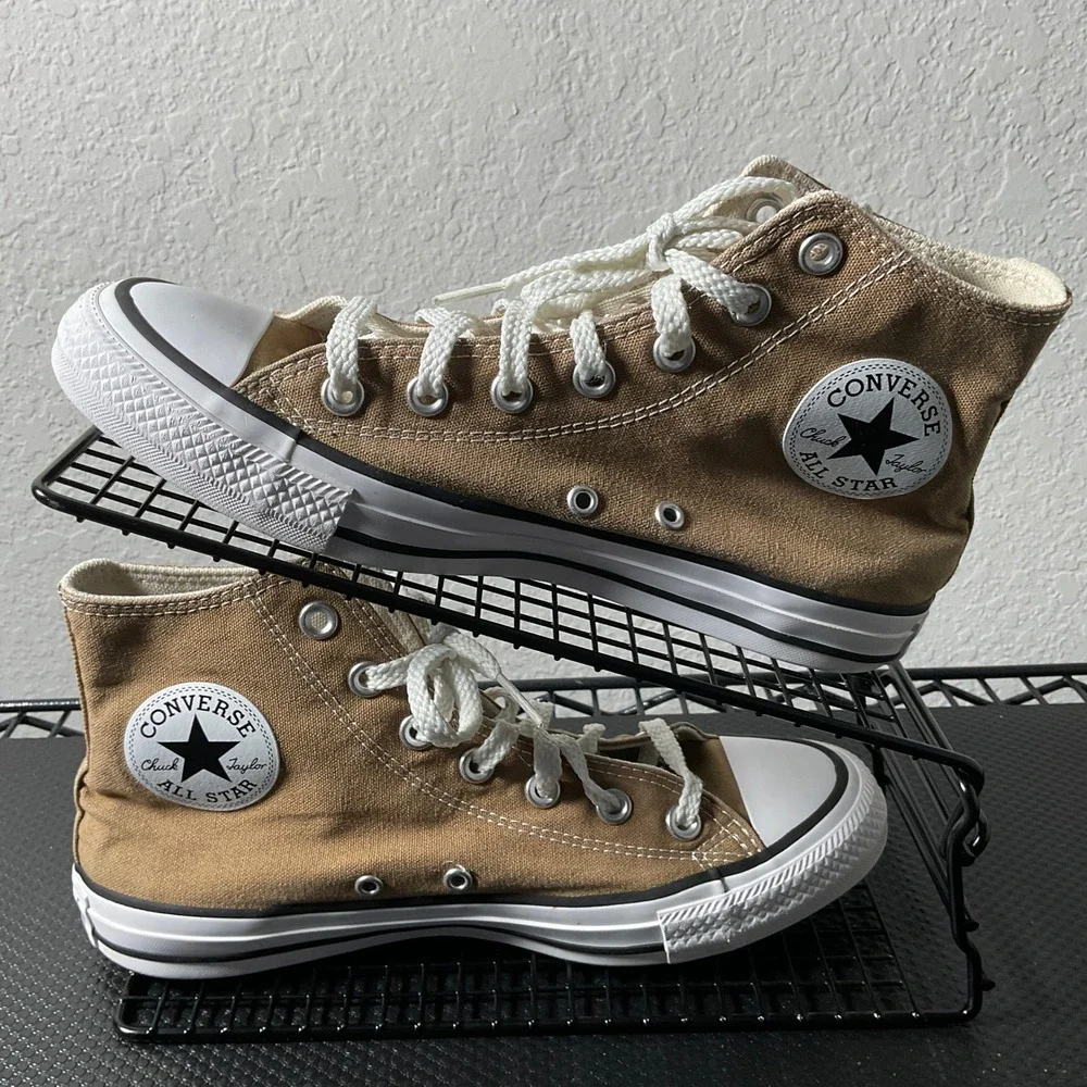 Converse Chuck Taylor All Star Hi Sand Dune Brown Sneakers A00786F Mens 6